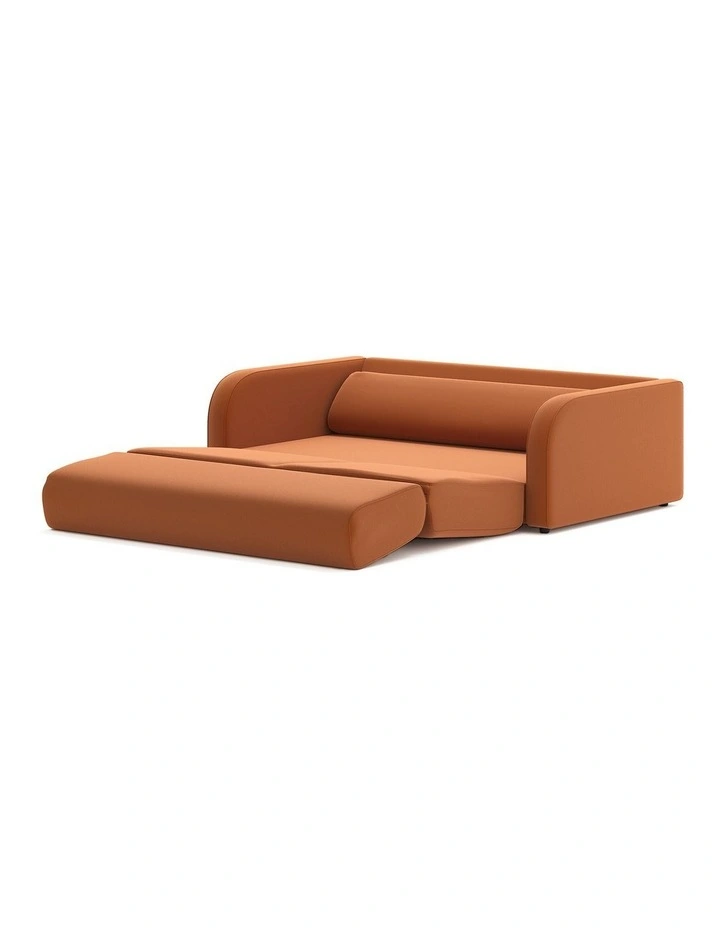 Doze Double Sofa Bed 2.5 Seater In Ochre Orange image 4