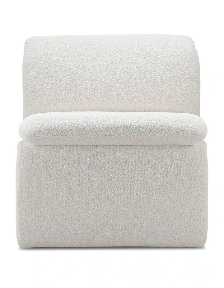Curvee Occasional Chair In Cream Boucle image 3