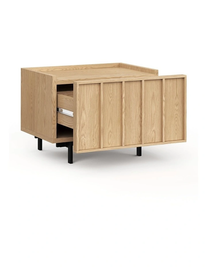 Linea Bedside Table In Natural Oak image 5