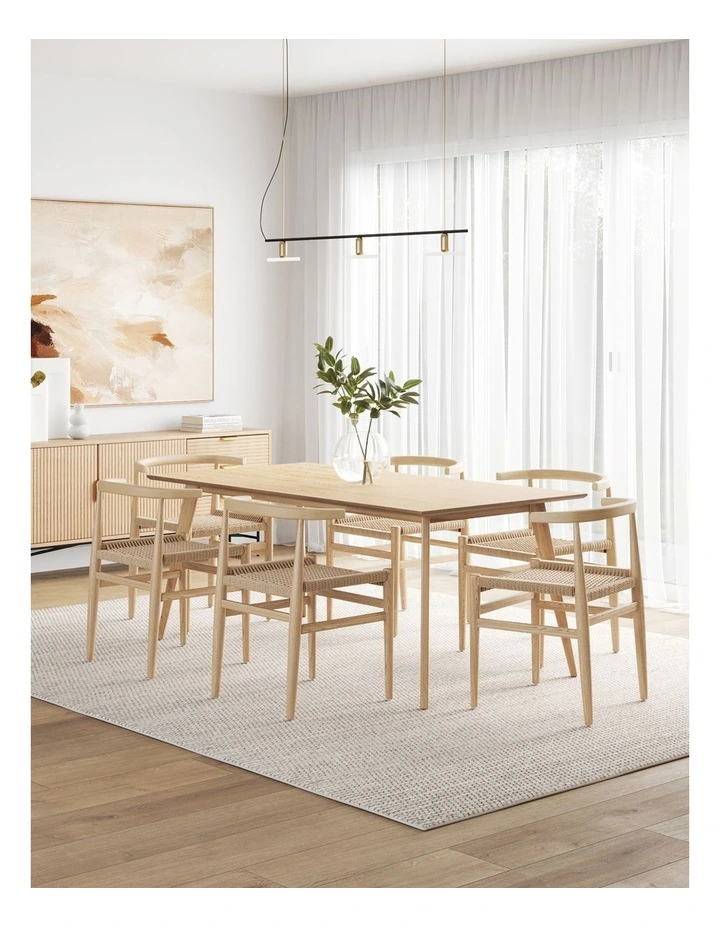 Bruno Dining Table 180cm In Natural Oak image 2