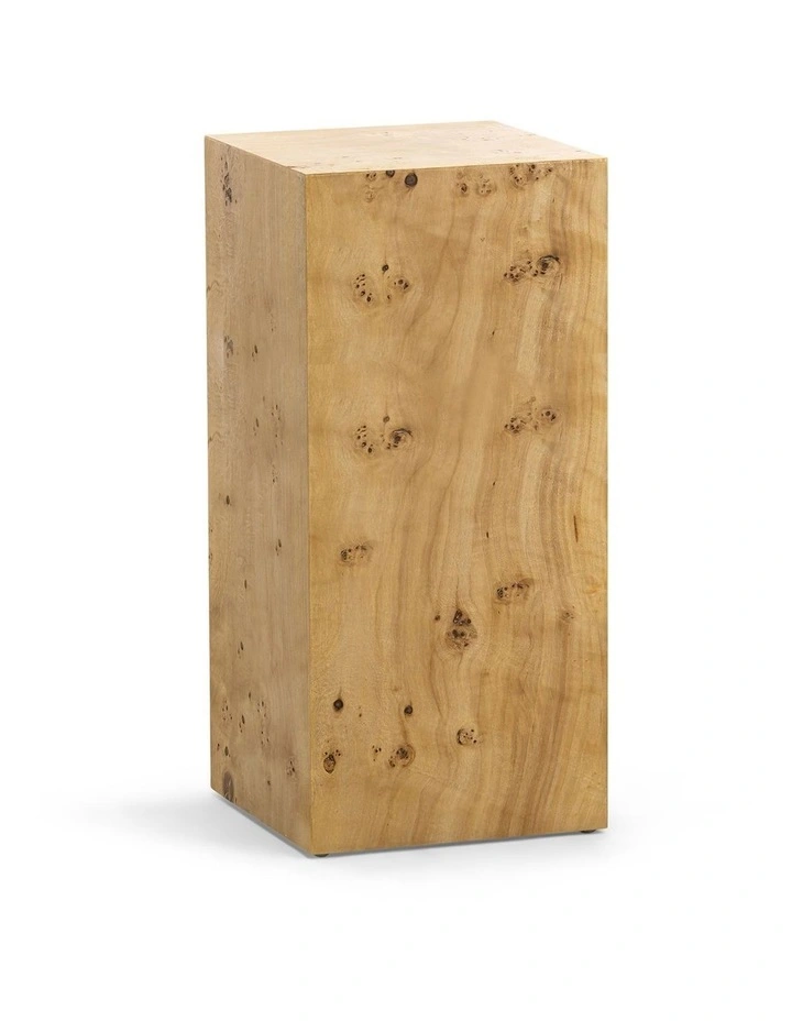 Calix Burl Plinth Medium In Natural image 1