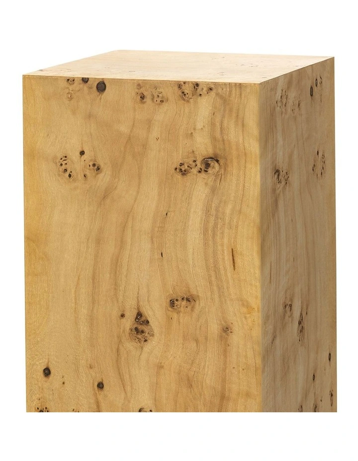 Calix Burl Plinth Medium in Natural image 3