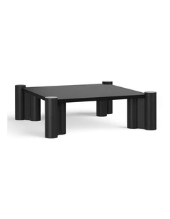 Hart Square Concrete Coffee Table In Black