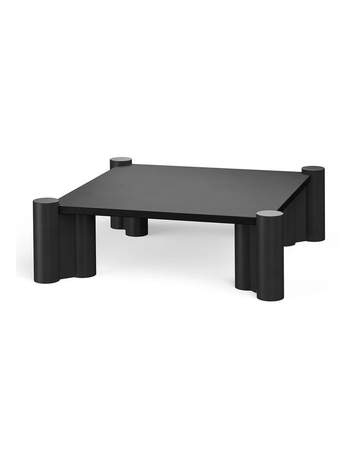Hart Square Concrete Coffee Table In Black image 5