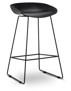 Replica Sled Hee Welling Hay Barstool Set Of 2 in Black