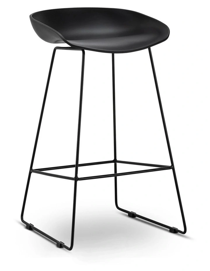 Replica Sled Hee Welling Hay Barstool Set Of 2 in Black image 1
