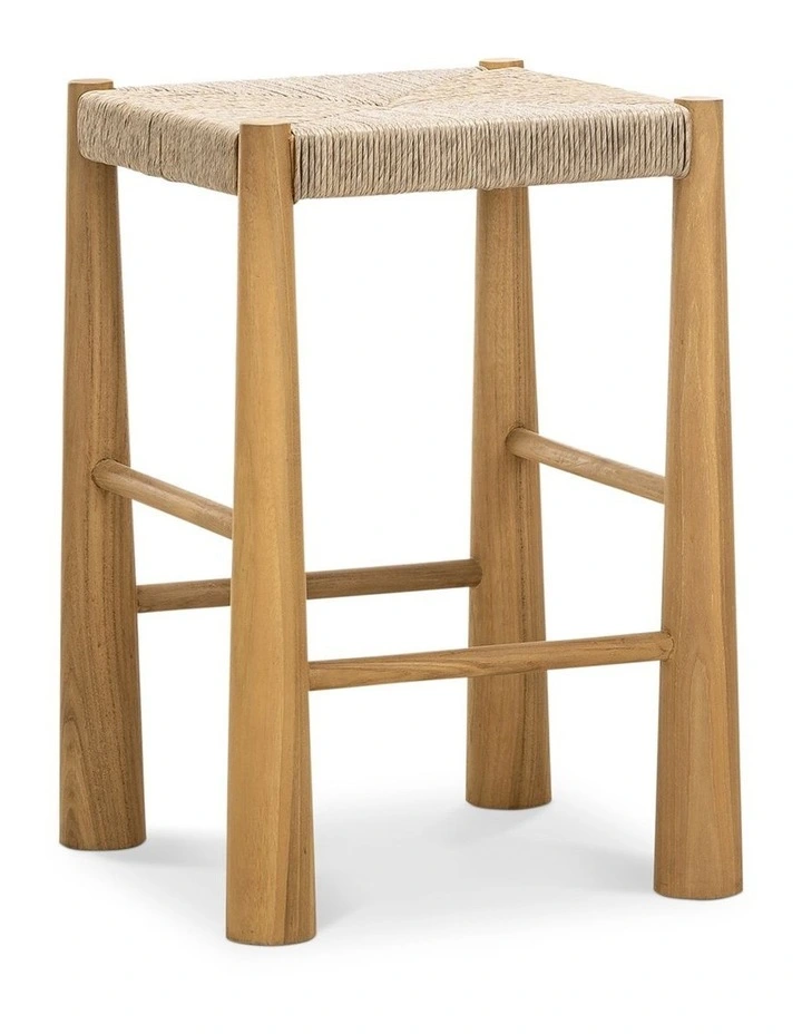 Caliste Woven Rope Barstool Indoor & Outdoor image 1