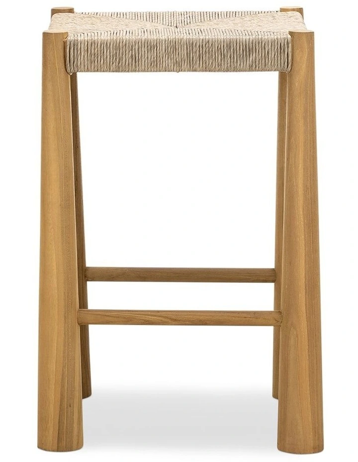 Caliste Woven Rope Barstool Indoor & Outdoor image 2