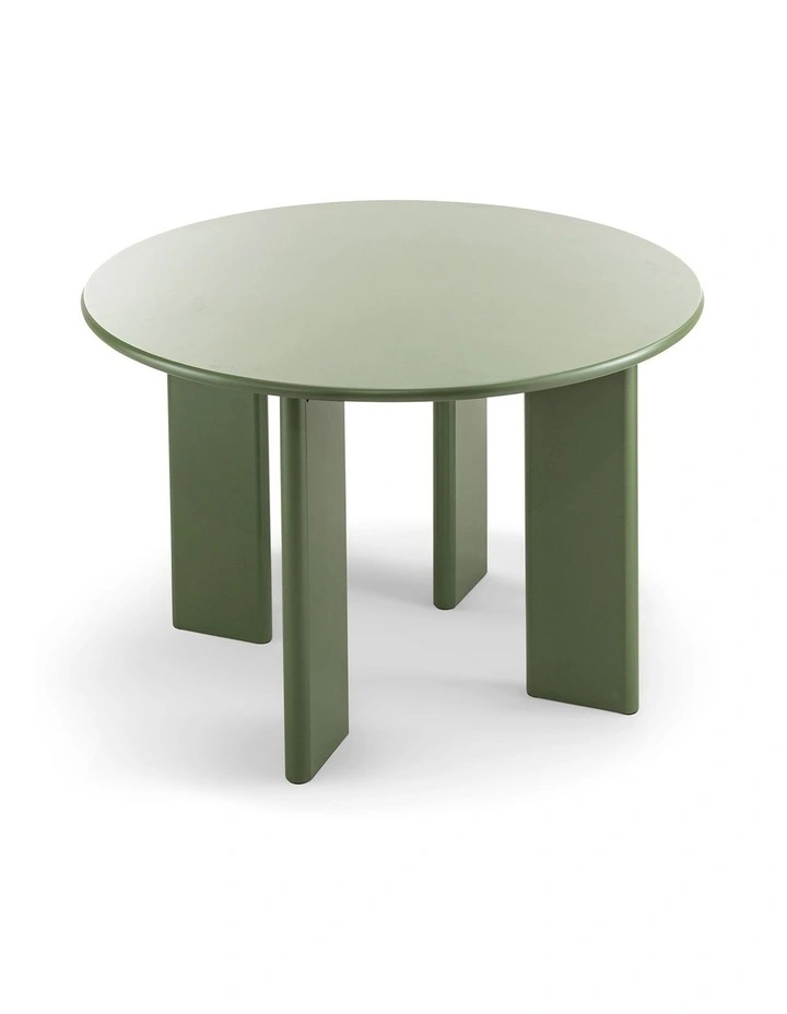 Omni Round Dining Table 120cm In Olive Green image 4