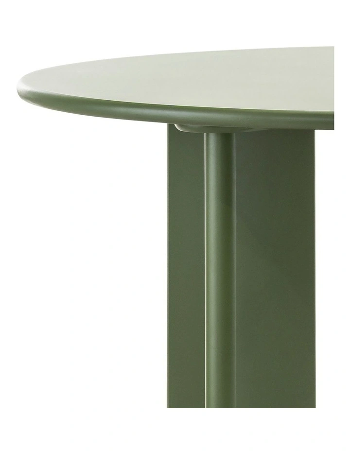 Omni Round Dining Table 120cm In Olive Green image 5