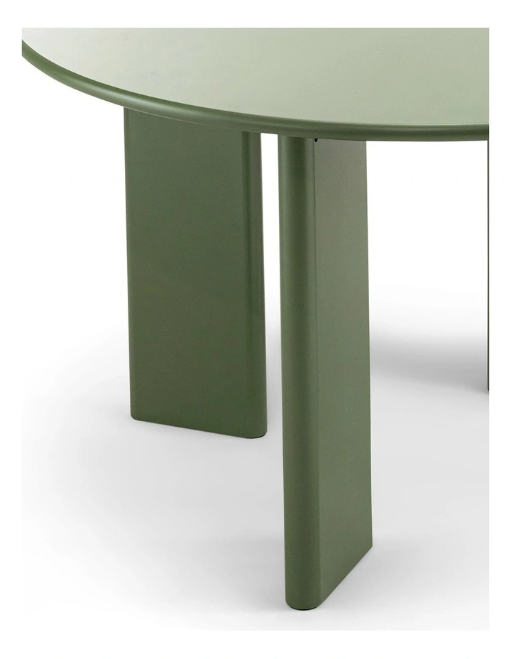Omni Round Dining Table 120cm In Olive Green image 6