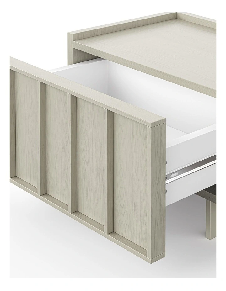 Linea Bedside Table In Putty image 4