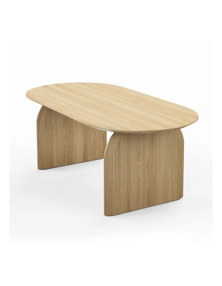 Arco Oval Oak Dining Table 200cm In Natural image 6
