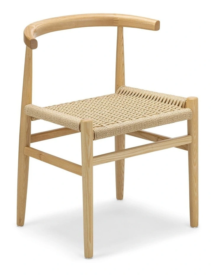 Oskar Ashwood Woven Cord Dining Chair Set Of 2 in Natural image 1
