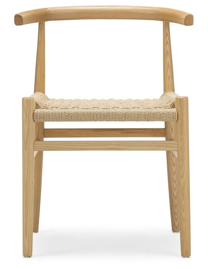 Oskar Ashwood Woven Cord Dining Chair Set Of 2 in Natural image 4