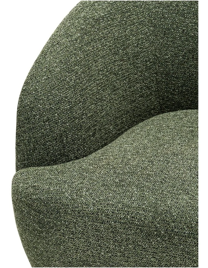 Cuddle Swivel Armchair in Moss Green image 5