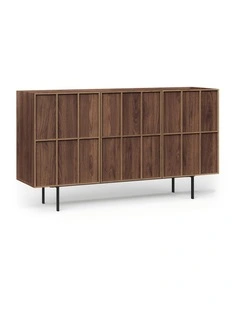 Linea Sideboard Cabinet 160cm In Light Walnut