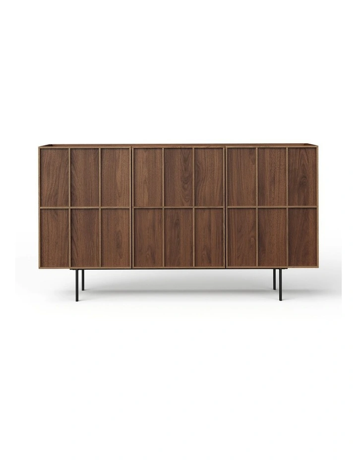 Linea Sideboard Cabinet 160cm In Light Walnut image 2