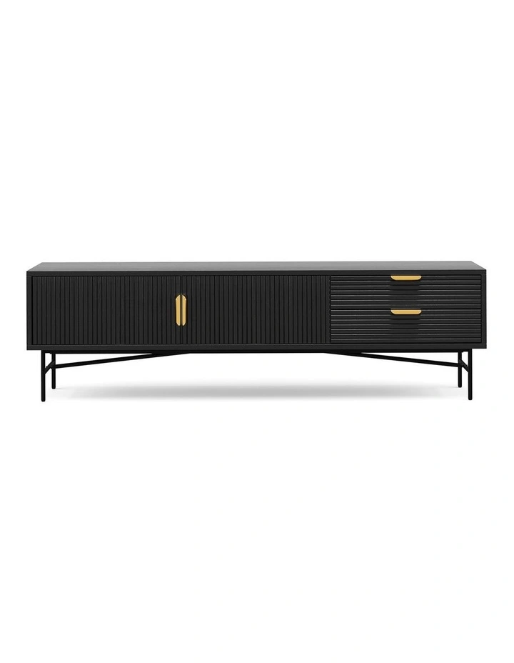 Kina Ripple Tv Entertainment Unit 180cm In Black Oak image 3
