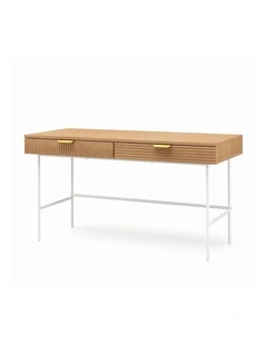 Kina Ripple Desk 140cm in Natural Oak
