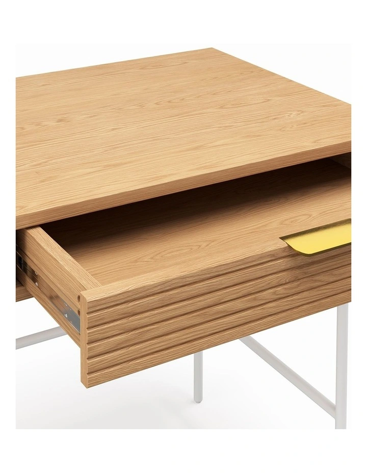 Kina Ripple Desk 140cm in Natural Oak image 5