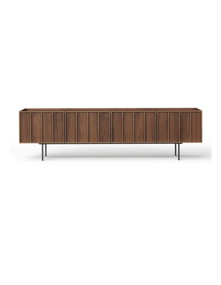 Linea Tv Entertainment Unit 200cm In Light Walnut image 2