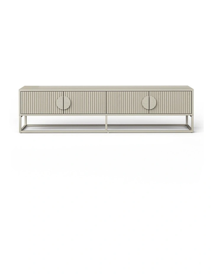 Braxton Ripple Tv Entertainment Unit 180cm In Putty image 2