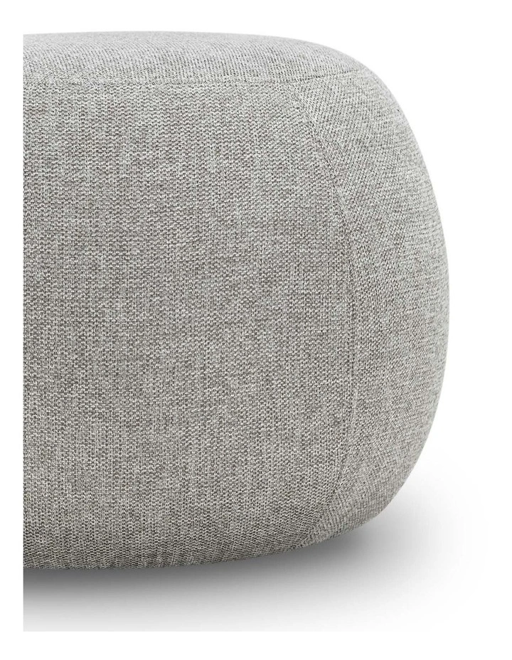 Venus Round Ottoman Pouf in Light Grey image 5
