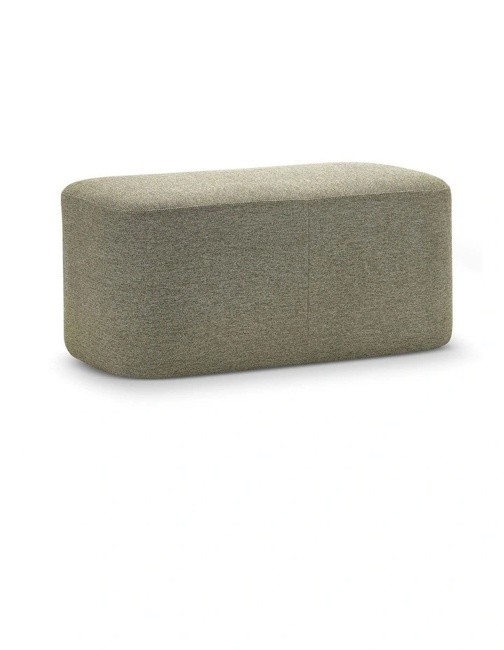 Podd Ottoman Bench in Moss Green image 1