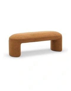 Remi Bench Seat 120cm in Teddy Rust