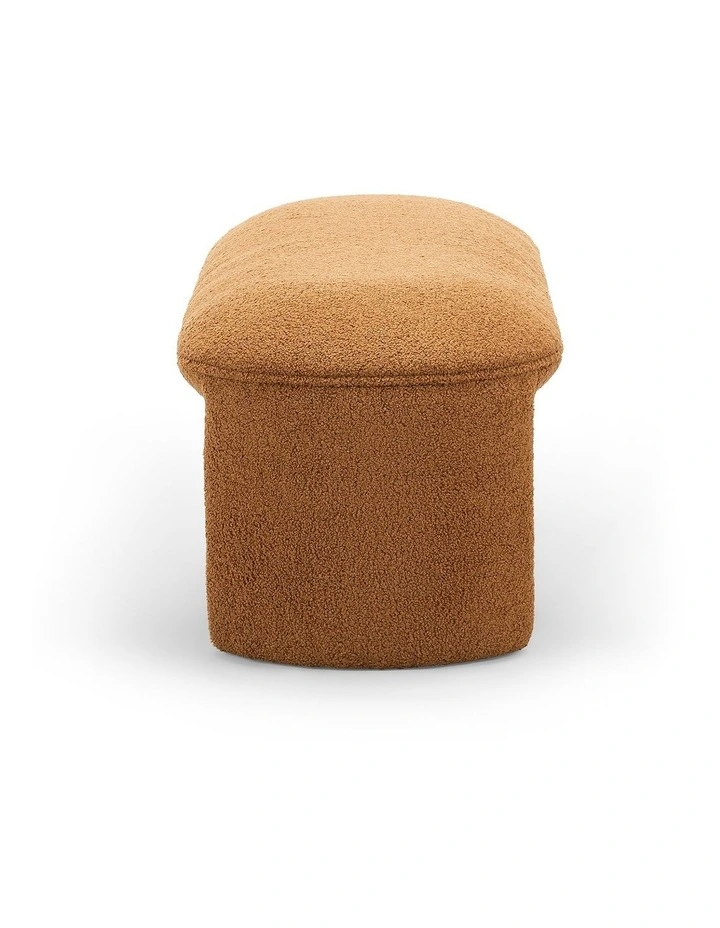 Remi Bench Seat 120cm in Teddy Rust image 4