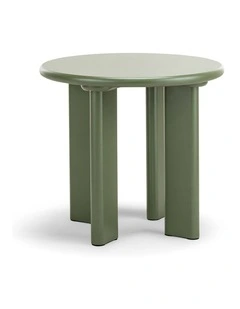 Omni Round Side Table 50cm In Olive Green