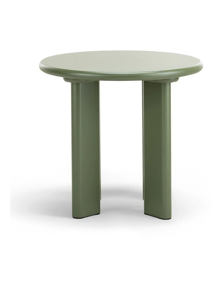 Omni Round Side Table 50cm In Olive Green image 2