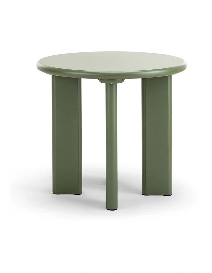 Omni Round Side Table 50cm In Olive Green image 3
