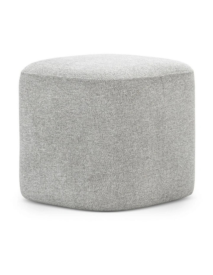 Podd Square Ottoman Stool in Hail Grey image 1