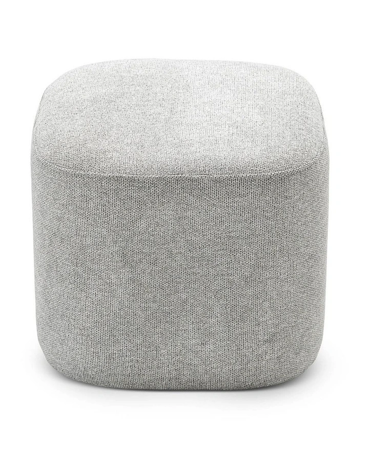 Podd Square Ottoman Stool in Hail Grey image 5