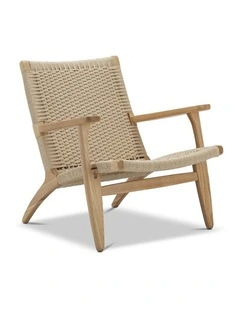 Miles Ashwood Easy Lounge Chair In Natural