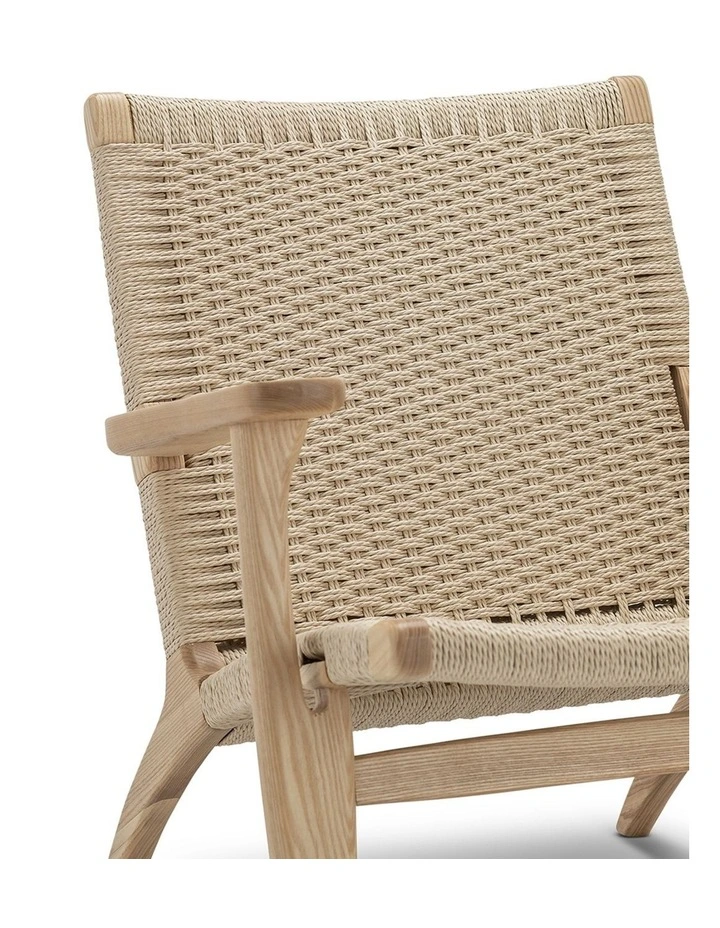 Miles Ashwood Easy Lounge Chair In Natural image 5