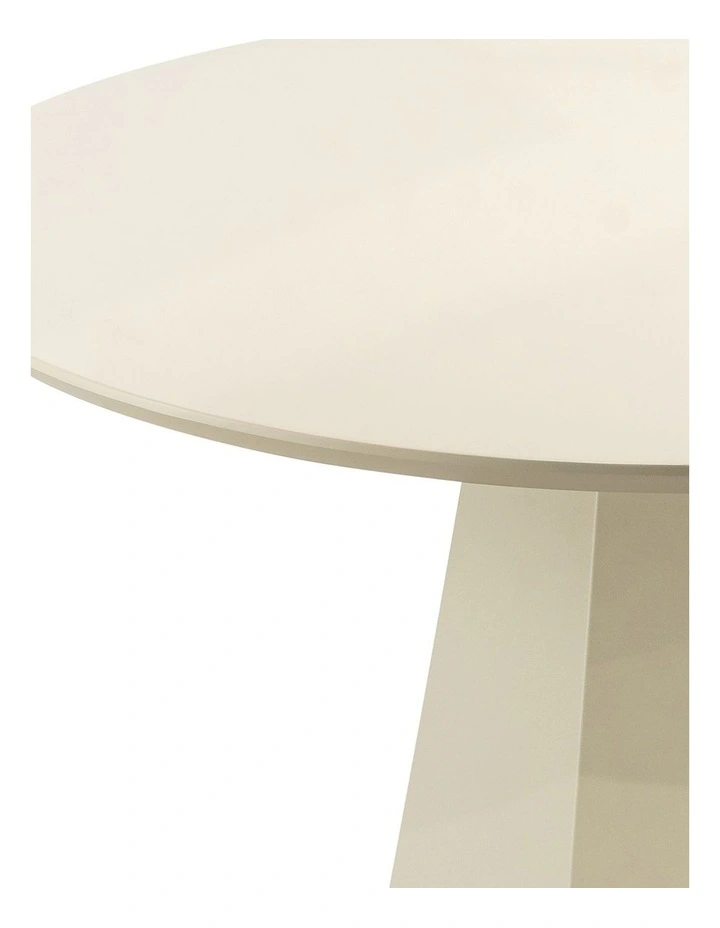Malley Round Dining Table 120cm In Ercu Putty image 5
