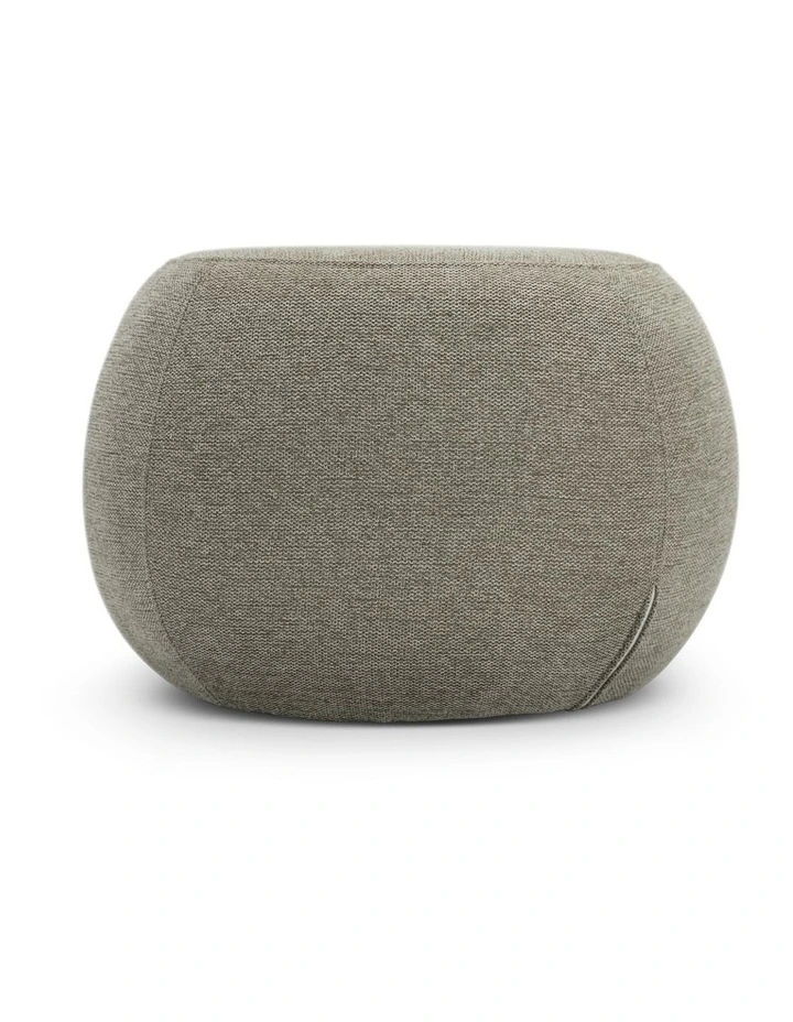 Venus Round Ottoman Pouf In Light Moss image 3