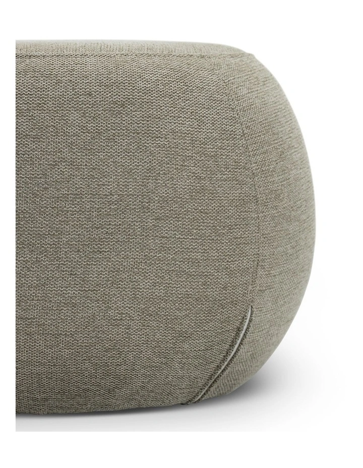 Venus Round Ottoman Pouf In Light Moss image 5