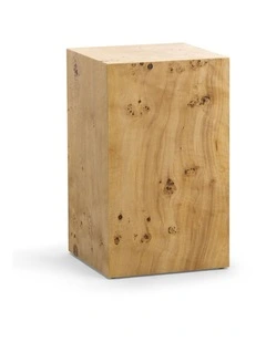 Calix Burl Plinth Small In Natural