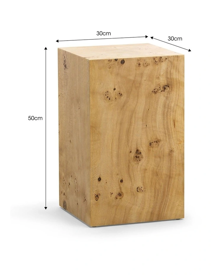 Calix Burl Plinth Small in Natural image 7