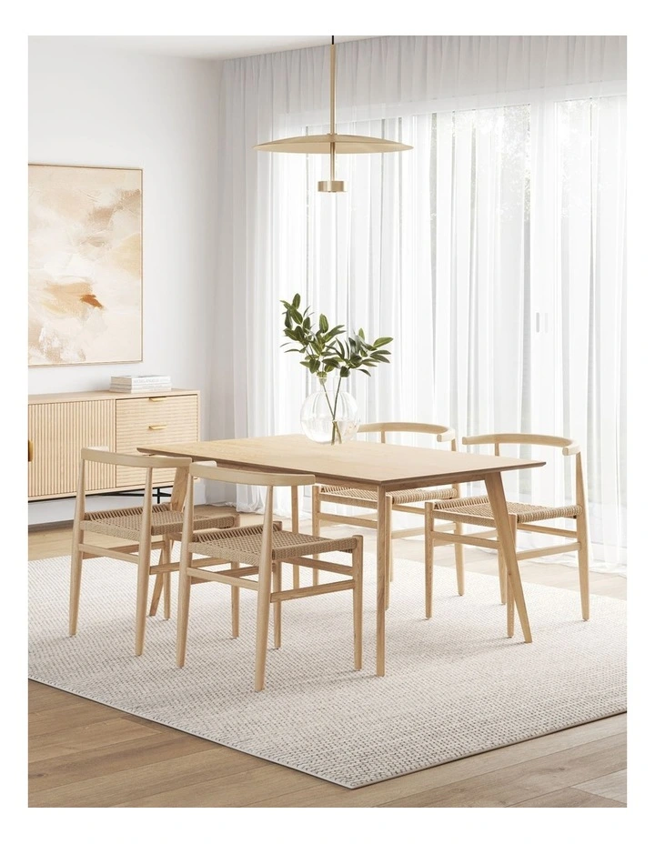 Bruno Dining Table 150cm In Natural Oak image 3