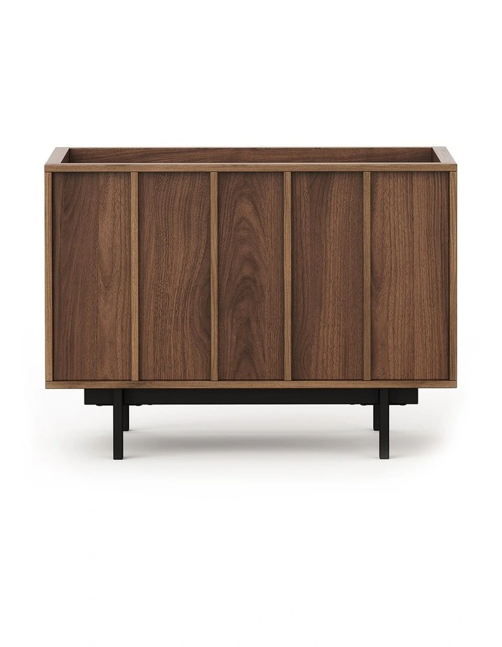 Linea Bedside Table In Light Walnut image 2