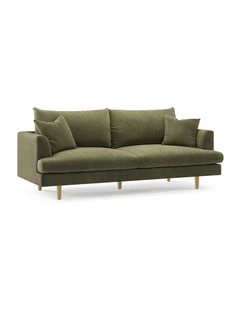 Byron Sofa 3 Seater In Wattle Green
