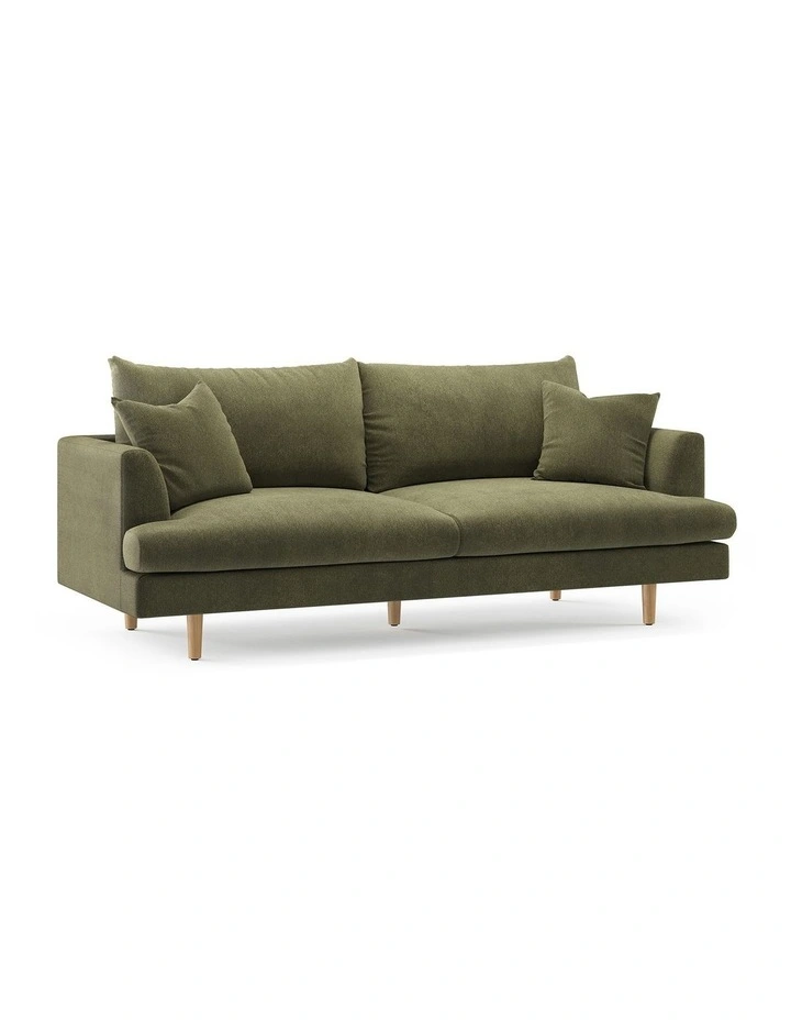 Byron Sofa 3 Seater In Wattle Green image 1