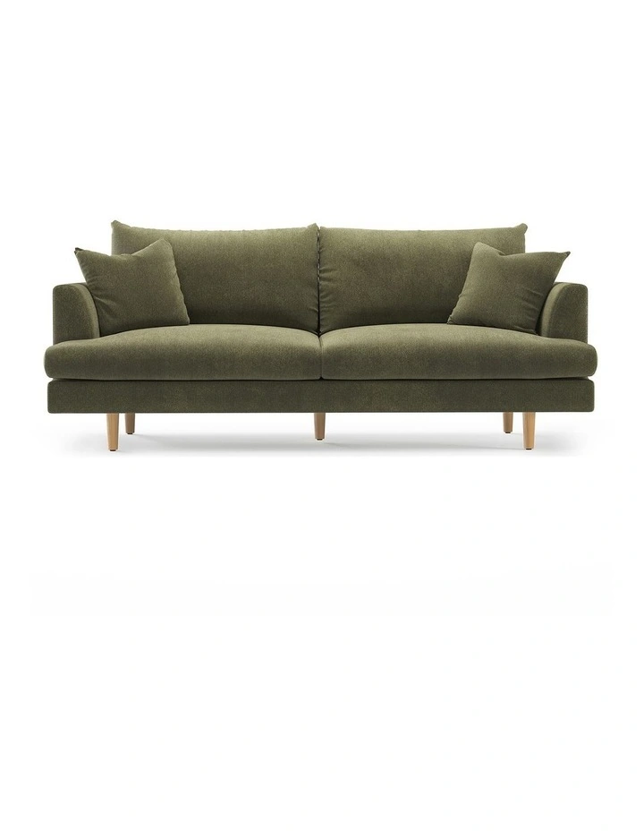 Byron Sofa 3 Seater In Wattle Green image 2