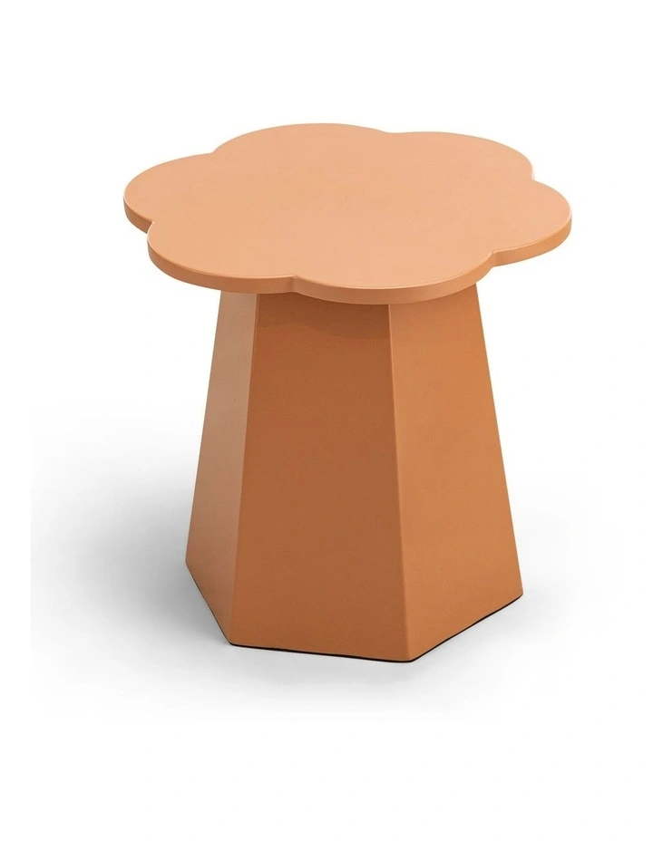 Essie Scallop Side Table In Copper Clay image 1