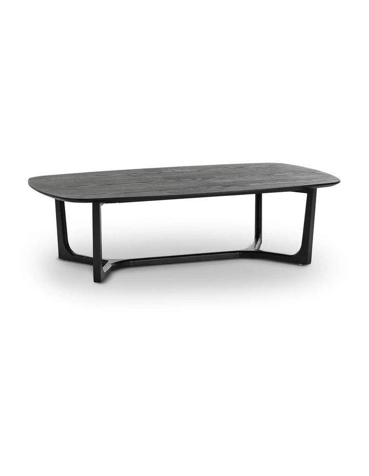 Span Ashwood Oval Coffee Table In Black image 2